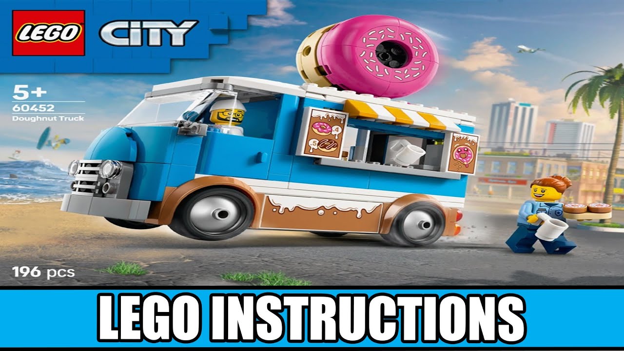 City - Donut Truck - Great Vehicles LEGO instructions