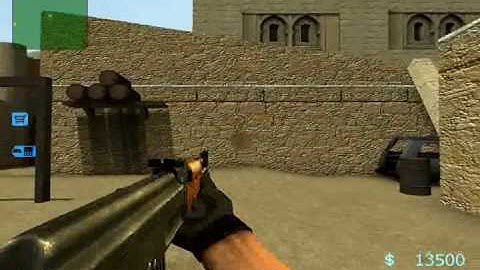 Counter Strike Source ak47 look like MW2 animations