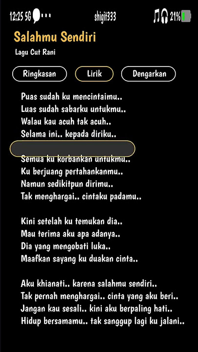 Salahmu sendiri