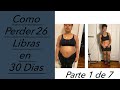 Como baj 26 libras en 30 dias ruth mejia