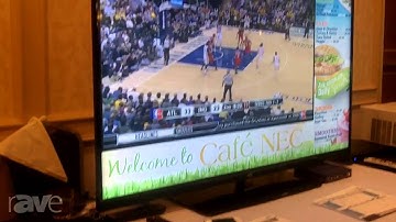 E4 AV Tour: NEC Display Shows Videowall With Autotile Matrix Feature, E554 Display, Laser Projector