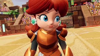 Daisy - Mario Strikers Battle League ALL 16 animations (all entrances and gears animations included)