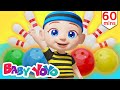 The Colors Song (Color Bowling) + more nursery rhymes & Kids songs - Baby yoyo