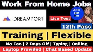 Dreamport Hiring | Live Test Answer | Work From Home | Flexible Online Update 2026 | 12th Pass | Job