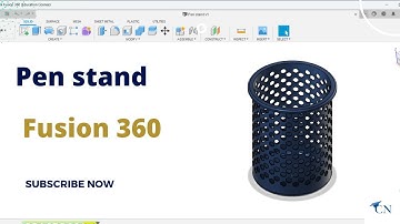 Pen stand Modelling and Rendering #fusion360