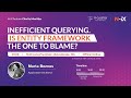 Inefficient querying. Is Entity framework the one to blame? - N-iX Autumn Charity Meetups