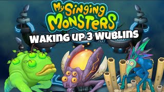 Waking Up 3 Wublins Zynthbrump  Poewk  My Singing Monsters