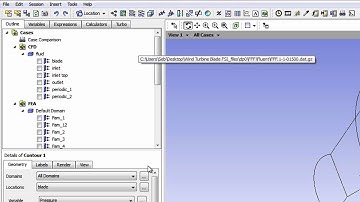 SimCafe: Wind Turbine Blade FSI (Part 2), Results in CFD-Post