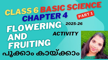 CLASS 6/BASIC SCIENCE/CHAPTER 4/Flowering and Fruiting/പൂക്കാം കായ്ക്കാം/activity/part 1/2025-26