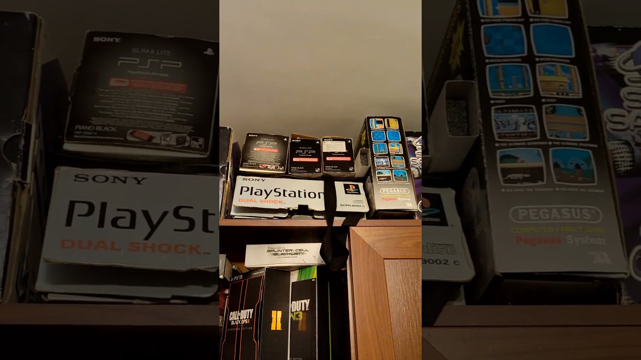 Retro pokój - kolekcja konsol cd 