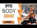 10 MINUTE UPPER BODY BURNER + ABS // NO MORE WEAK PUSH-UPS | Mary Braun