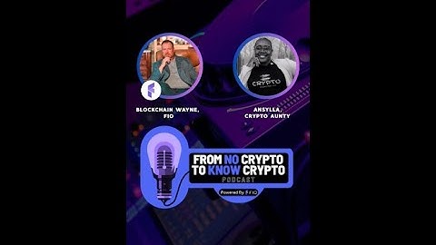 In this clip, the Crypto Auntie interviews Wayne Marcel, Head of Growth of FIO Protocol.