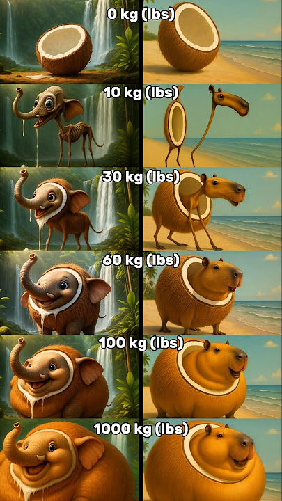 Cocofanto Elefanto & Burbaloni Lulioli Weight Evolution | Italian Brainrot