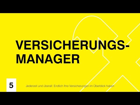 VERSICHERUNGSMANAGER - Das neue ELBA Online Banking.