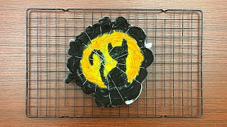 Tie-dye pattern : Black Cat