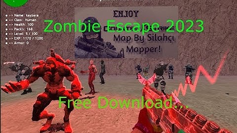 cs1.6 Zombie Escape Brutality Escape  2023 + New Aliens Mode Free Download!!!