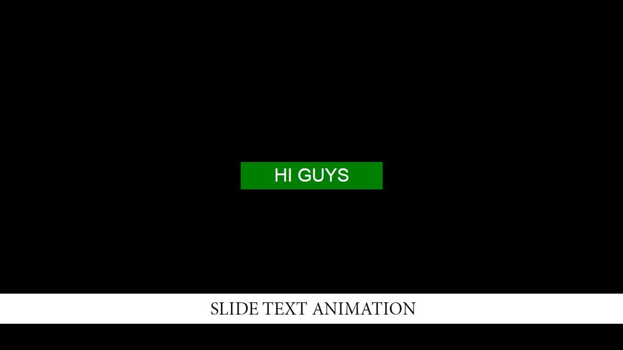  Cara  Membuat  Slide Text Animasi  Only HTML CSS  YouTube
