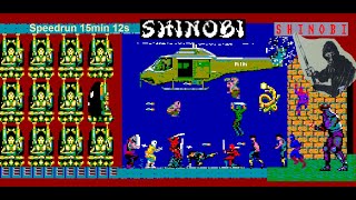 Shinobi Amstrad Speedrun 15min 12s