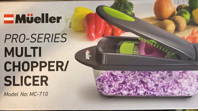 Mueller 12-Blade Multi Food Chopper/Slicer with Spiralizer