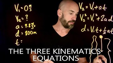 Kinematics: The Three Kinematic Equations