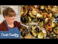 How to Make Crumb-Crusted Rack of Lamb and Cheesy Brussels Sprout Gratin