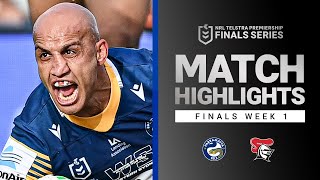 Eels v Knights Match Highlights | Finals Week 1, 2021 | Telstra Premiership | NRL