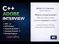 C++ Interview Series #1 | Virtual Functions (vptr, vtable, ASM) | Adobe-Level Depth