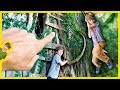 EXPLORING ABANDONED FOREST TREE FORT for MYSTERY CLUES!