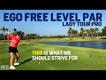 EGO FREE GOLF with LADY PRO - THIS IS SIMPLE GOLF - Jackie Chulya