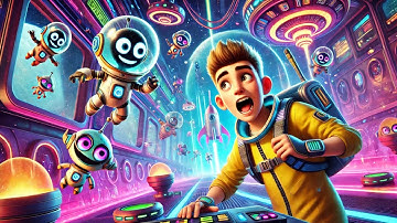 Space Odyssey: Astronauts, Robots & the Cosmic Moon!