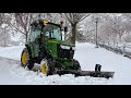 Snowy day in iowa city