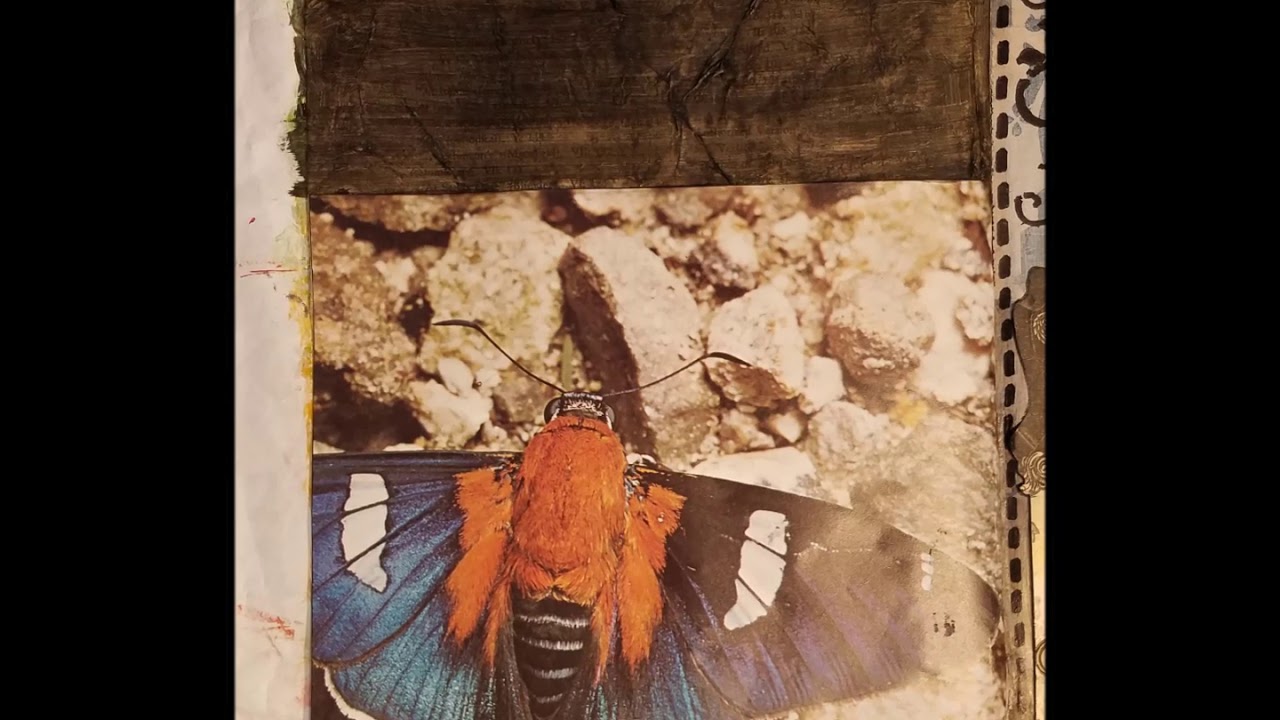 Mixed Media Collage Pages from My Art Journal