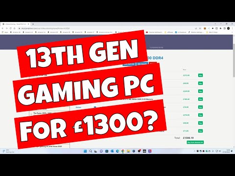 13th Gen Gaming PC MSI Themed Parts Guide 13600K RTX3060 12GB