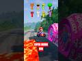 Mario Gummy Squidgame Crazyfrog Spiderman Skibidi Huggy Wuggy Shrek VS Bollard Barbie in BeamNGDrive