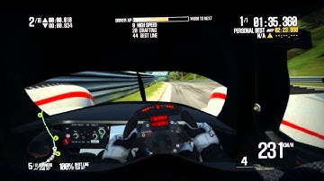 NFS Shift 2 Unleashed: Aston Martin Lola DBR 1-2 on Nordschleife Karussell [HD]