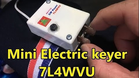 Mini electric keyer 小型エレキーの製作