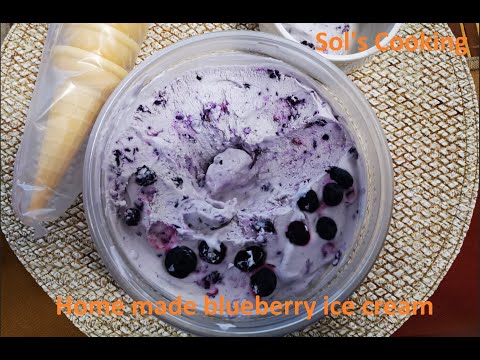 Video: Raspberry-blueberry Ice Cream Na May Mint Syrup