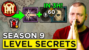 Season 9 Leveling is HILARIOUS  - Torment 1 in 3 Hours - Diablo 4 Guides