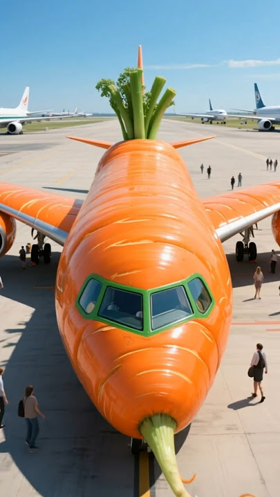 A Flying Carrot?! This Plane Is Totally Nuts #aeroplane #airplane #plane #uniqueairplane #aviation