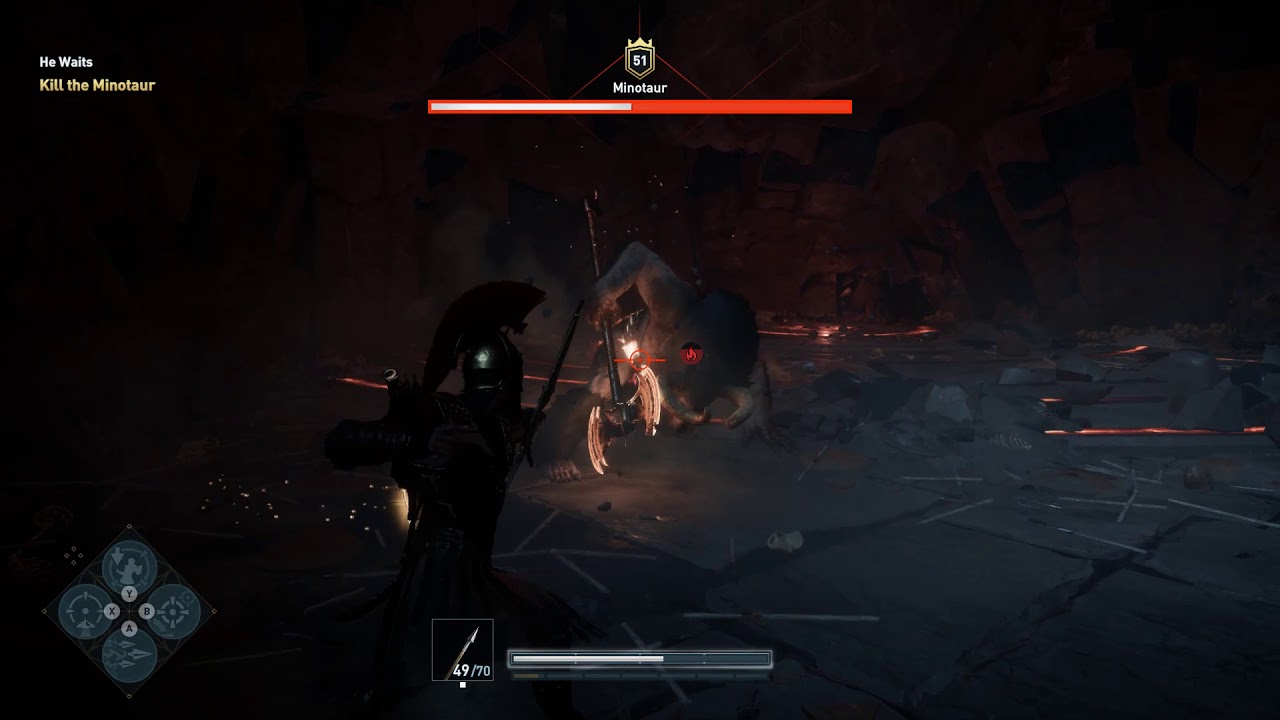 Assassins Creed Odyssey How To Kill The Minotaur And Way Through Maze