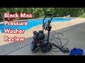 Black Max pressure washer review after 2 years. Black Max 3100 PSI 2.5 gpm pressure washer.