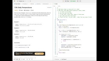 LeetCode: 739. Daily Temperatures (Golang & Java)