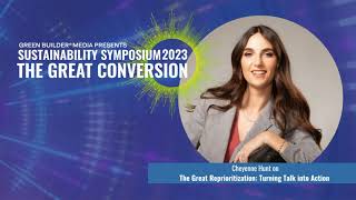 Sustainability Symposium 2023: The Great Conversion - Cheyenne Hunt