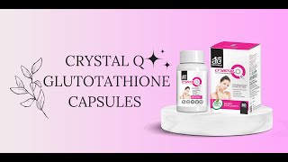 AE Naturals Crystal Q Glutathione Skin brightening Capsules 60 Caps