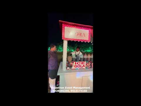 Live Ice Gola Stall in Kumbhalgarh|Best Live Food Stall Rajasthan9928686346 #udaipureventmanagement