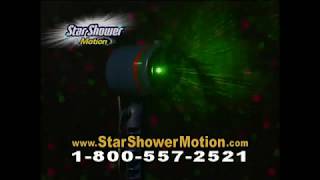 Star Shower Motion Laser Light Commercial - As Seen on TV