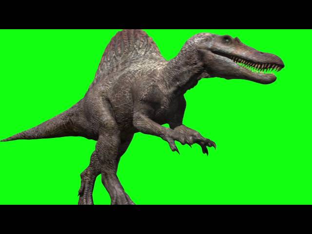 T Rex Blue screen animation walk run Dinosaur CGI animated 3D Studio Max  chroma key after effects 