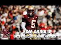 Kam Arnold 2023 Regular Season Highlights | Boston College LB