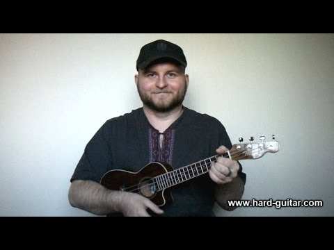 Easy Blues Riff for Ukulele how to play blues  ukulele lesson tutorial with tabs and chords