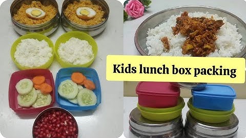మా పిల్లల లంచ్ బాక్స్ చూసేద్దాం రండి || kids lunchbox packing | cauliflower curry #lunchbox #food